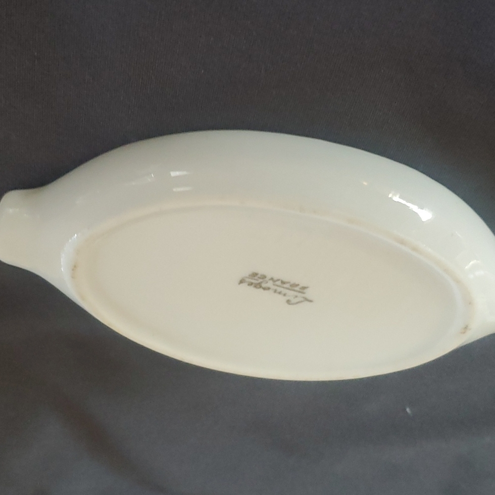 SMALL ASHTRAY LIMOGEN MONOGRAM "R" - Picture 3 of 5